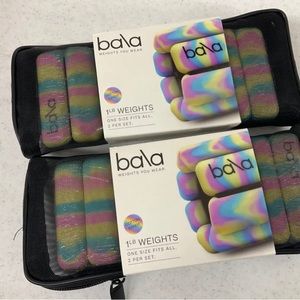 Bala Wrist Ankle Bangles 1 lb set. Adorable Cotton Candy color.